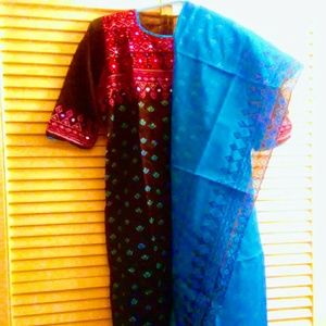 90% off brand new pretty Cotton Indian 3 piece!